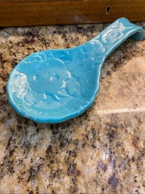 The Pioneer Woman Turquoise Spoon Rest Flea Market Floral